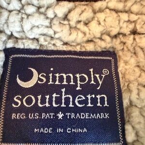 Simply Southern Cream Sherpa Fleece